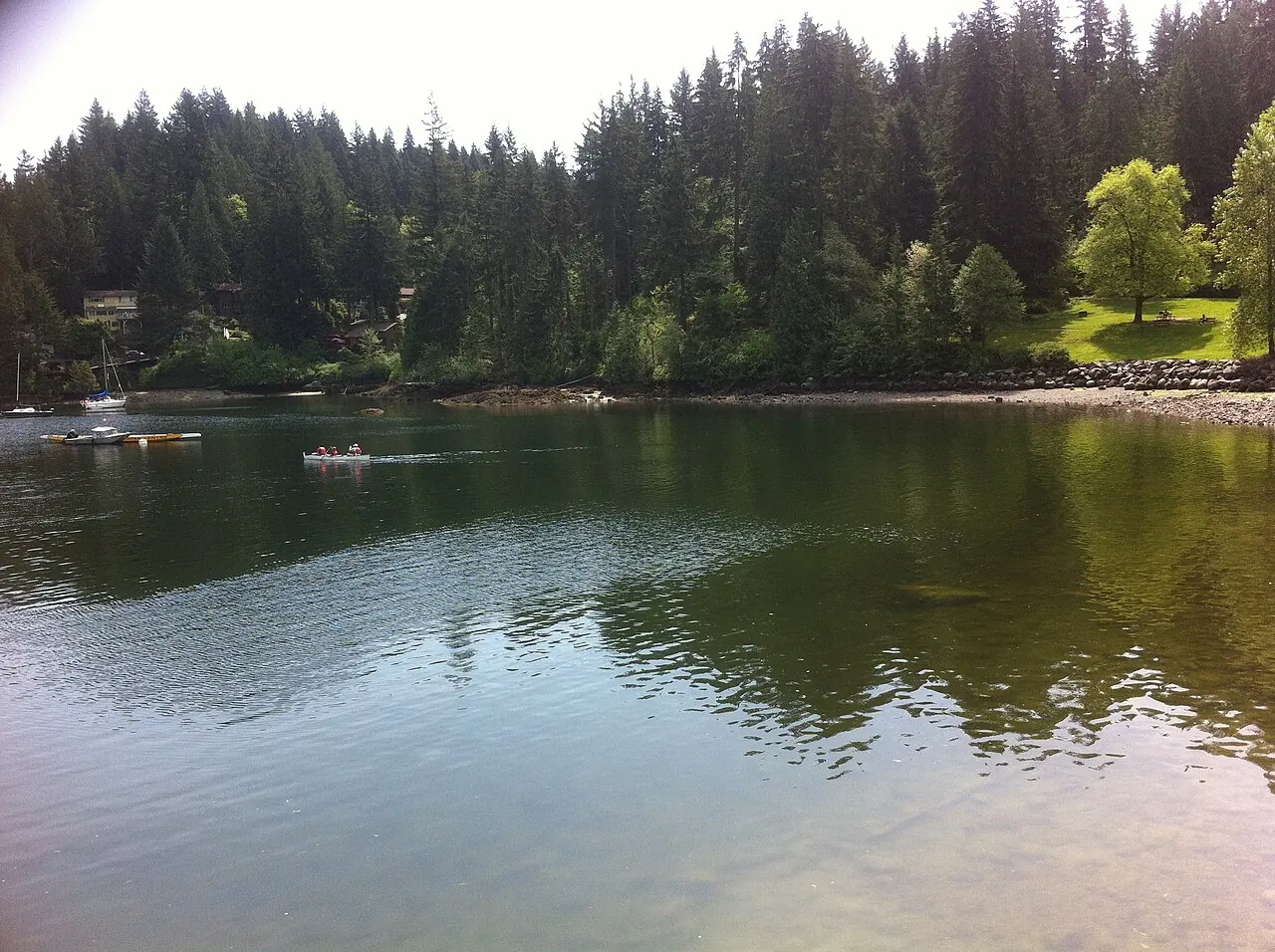 Deep Cove, North Vancouver, where the walk to Grey Rock begins