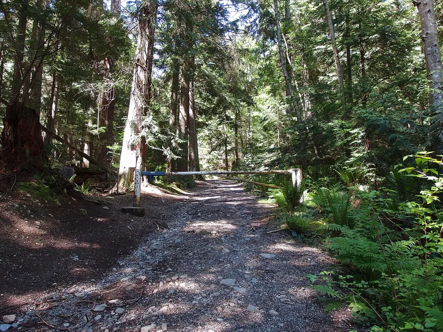 Mount Gardner trailhead on Bowen Island